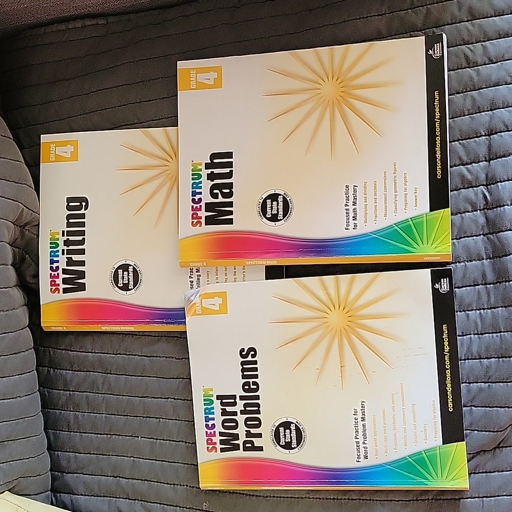Spectrum Workbooks 4th grade